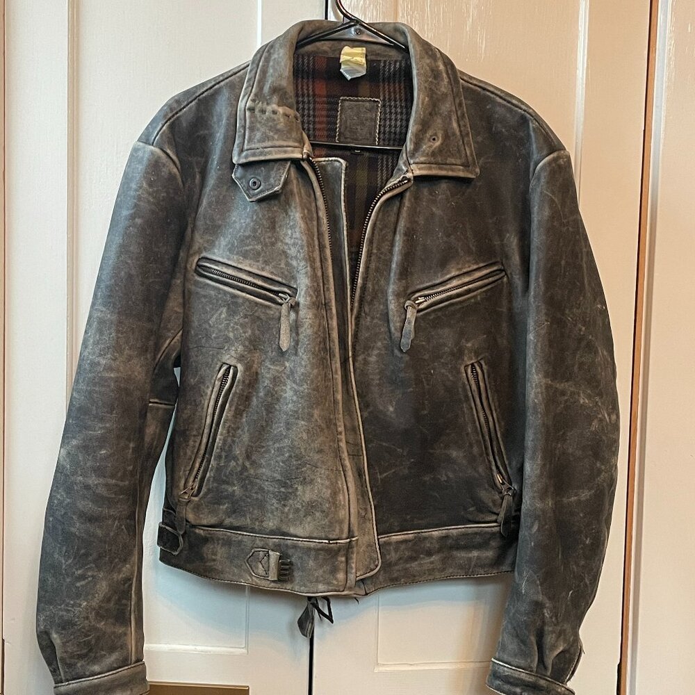 Vintage Genuine Leather Jacket